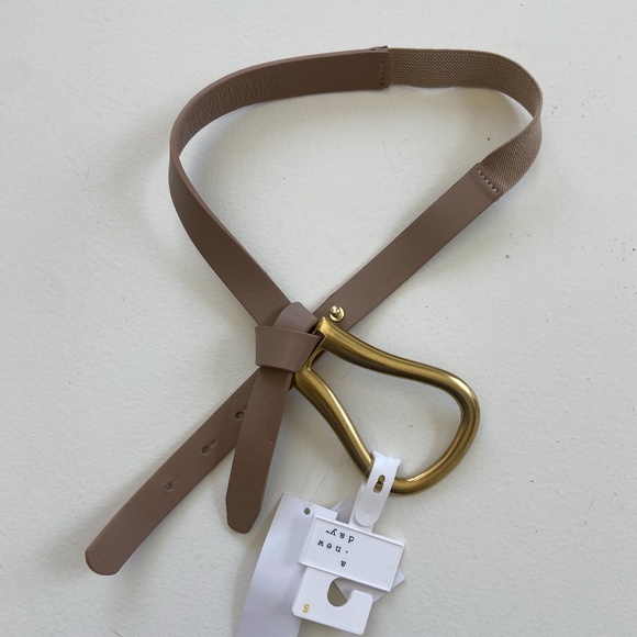 a new day Accessories Target Tan And Gold Belt Poshmark